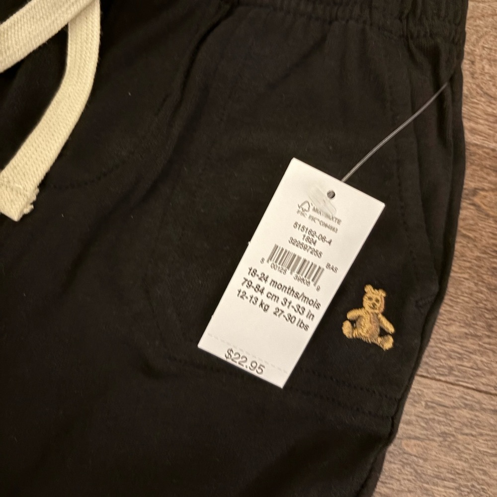 Gap Baby Black Jogger Pants - Picture 3 of 3